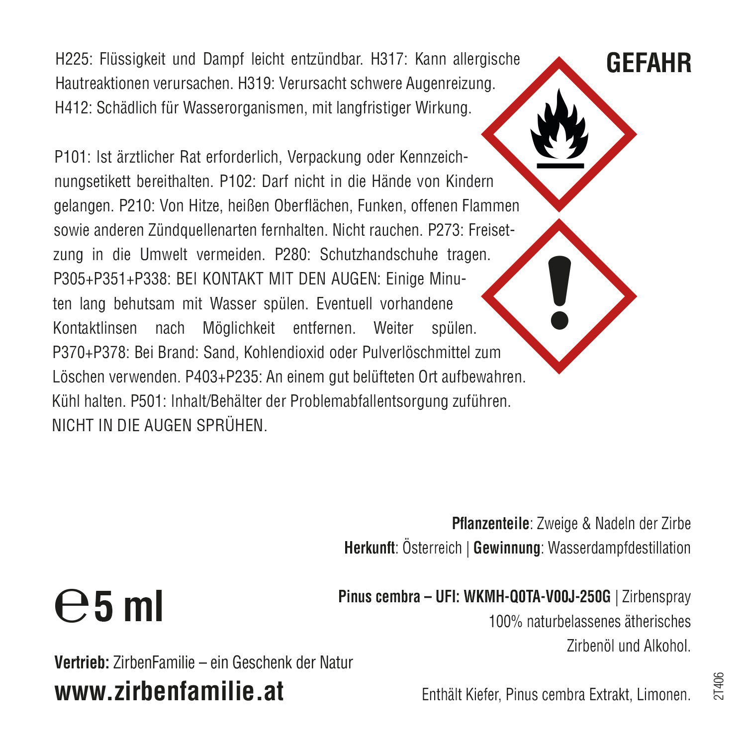 Zirben-Scheiberl - Autoduft, inkl. Zirben-Spray, Produktbild 11