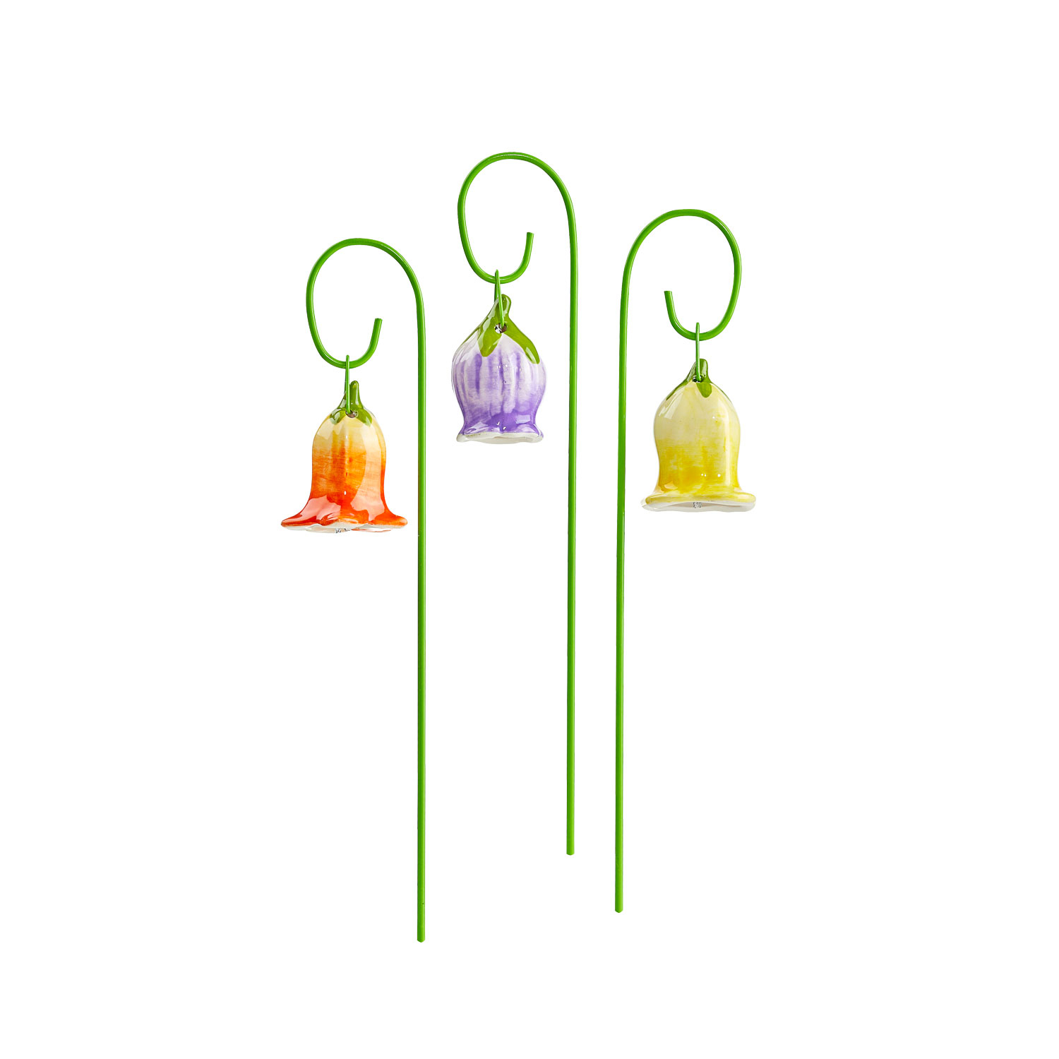 Pflanzenstecker „Blütenglocken“, 3er Set, Produktbild 1