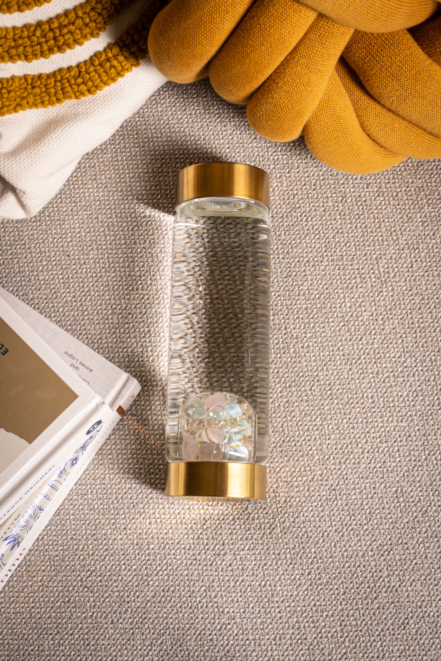 VitaJuwel® Trinkflasche ViA „Goldene Seelenverbindung“, Produktbild 5
