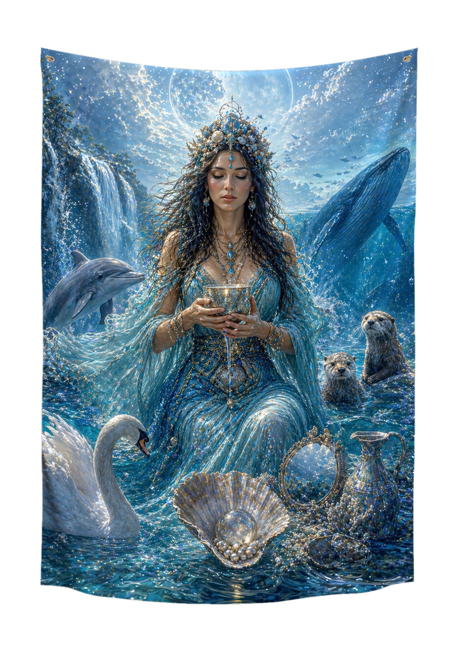 Wandbehang „Göttin des Wassers“, Produktbild 1