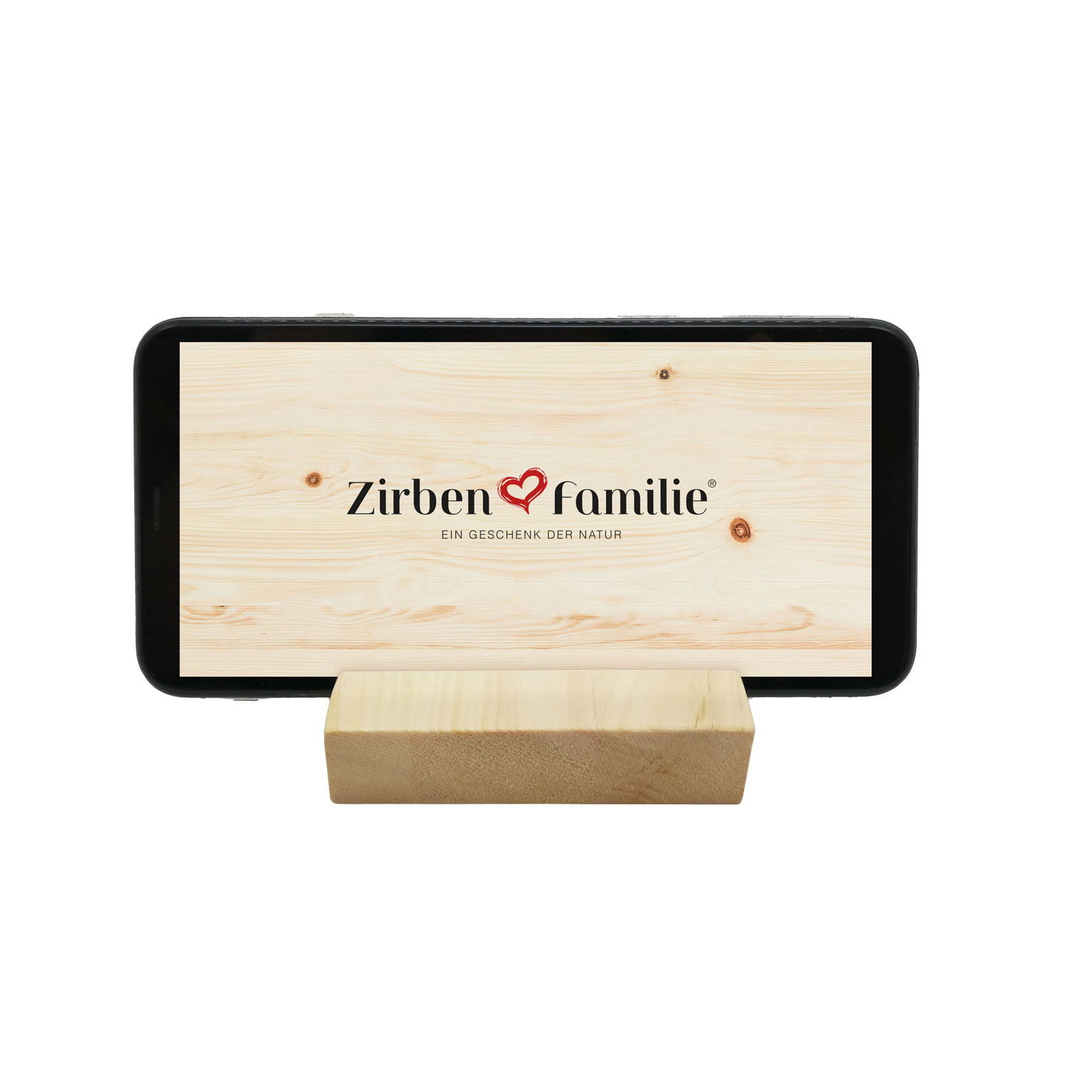 Zirben-Smartphone- und Tablet-Halter, Produktbild 4