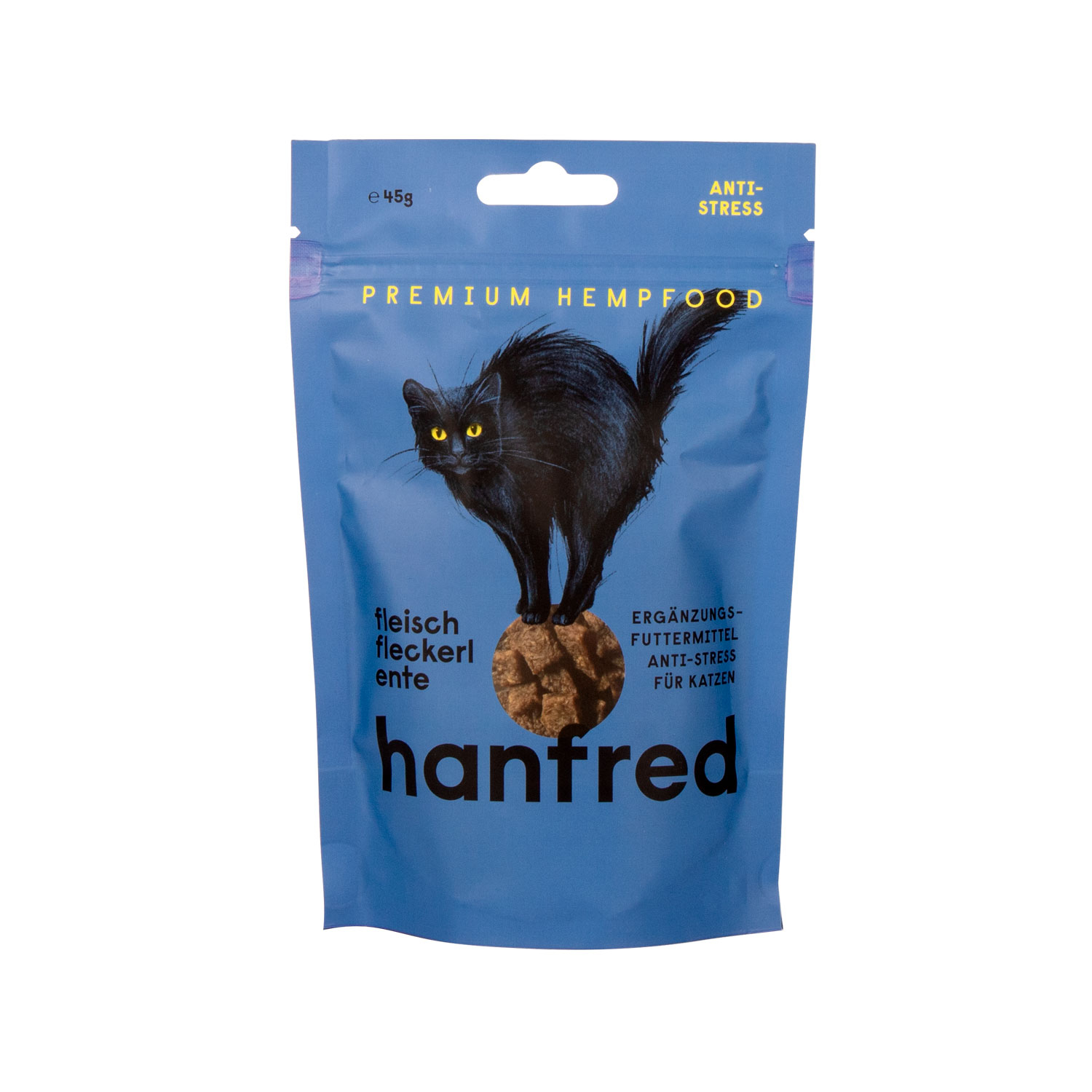 Hanf Katzensnack, Ente 45g, Produktbild 1