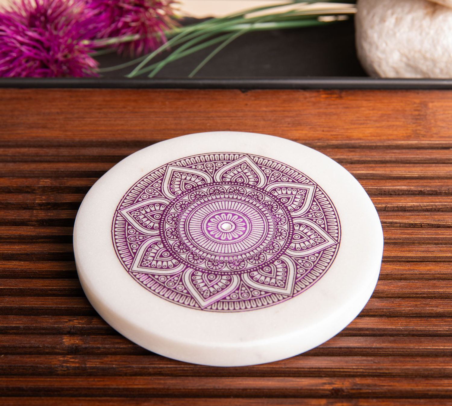 Räucherstäbchenhalter „Blütenmandala“, Produktbild 2