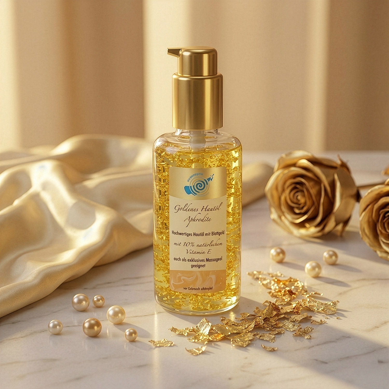 Goldenes Hautöl „Aphrodite“, Produktbild 2