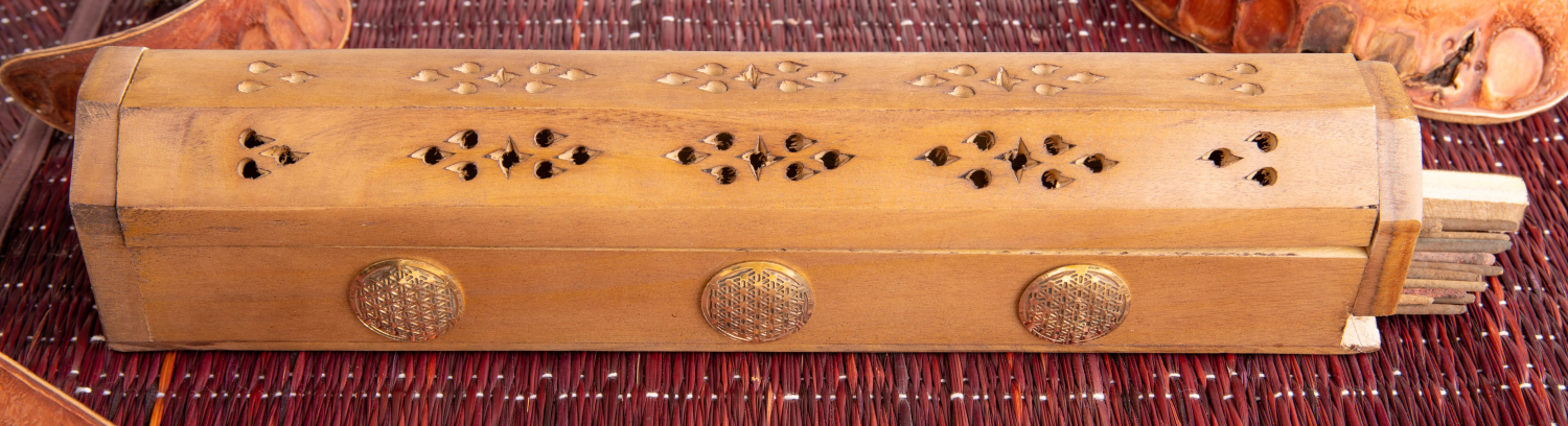 Räucherstäbchen-Vorratsbox „Blume des Lebens“, Produktbild 2
