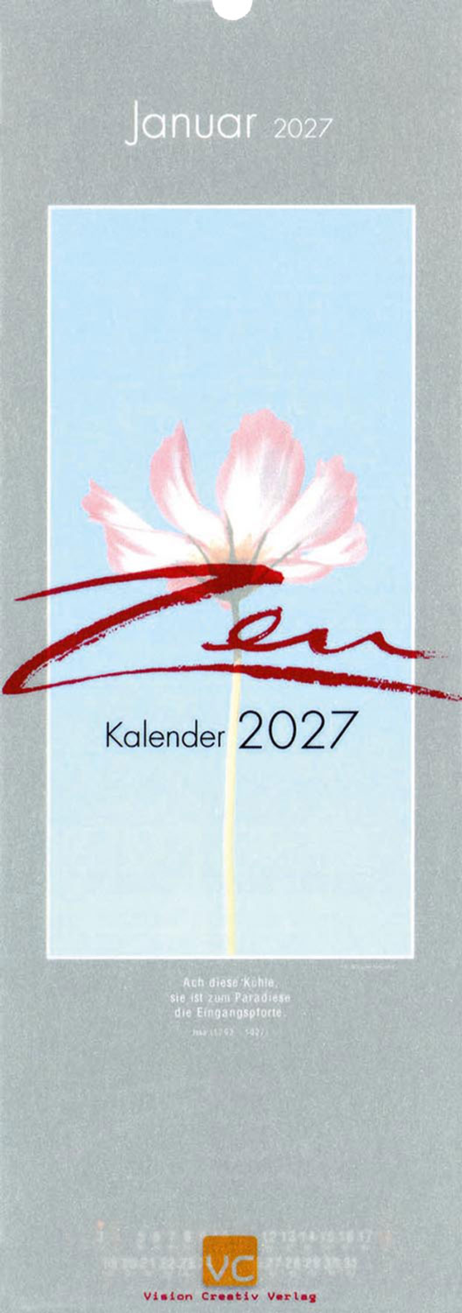 Zen Kalender 2027, Produktbild 1