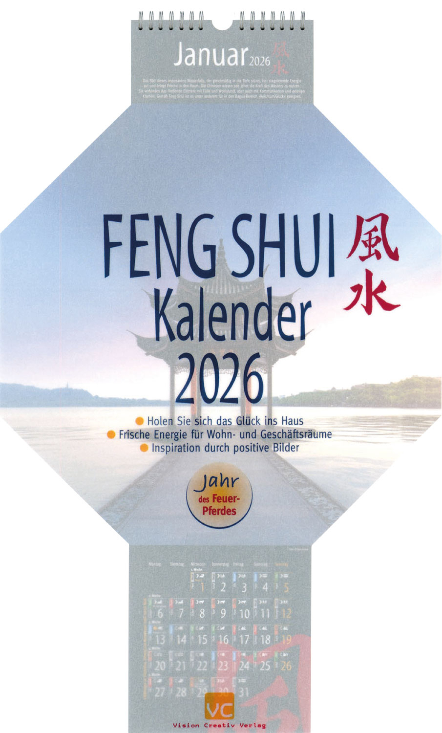 Feng-Shui-Kalender 2026, Produktbild 1