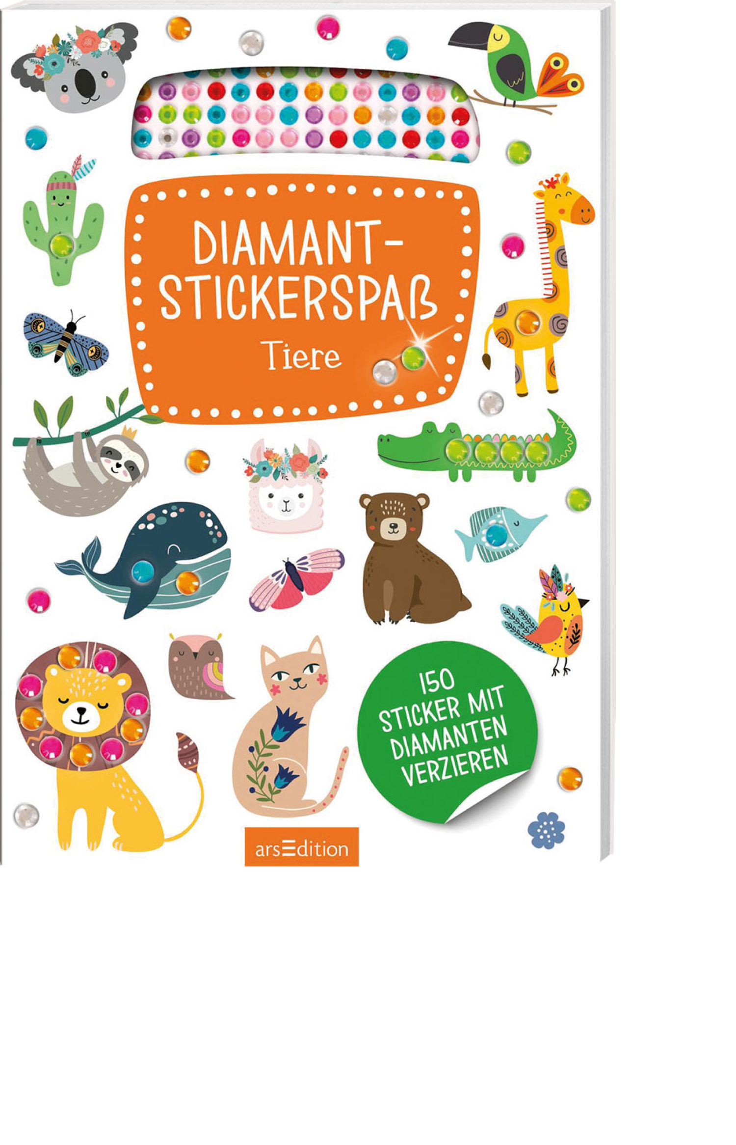 Diamant-Stickerspaß – Tiere, Produktbild 1