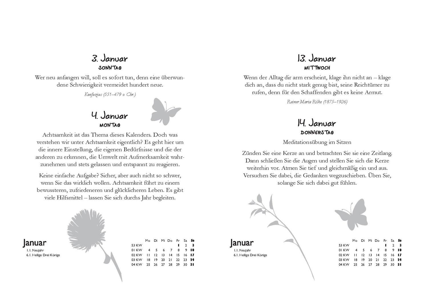 Achtsamkeitskalender 2027, Produktbild 3