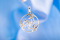 Anhänger „Triple OM mit Topaz“, Produktbild 2