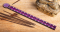 Räucherstäbchenhalter mit Blume des Lebens, lila, Produktbild 2