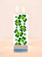 Deko-Kerze „Glücksklee“, Produktbild 3